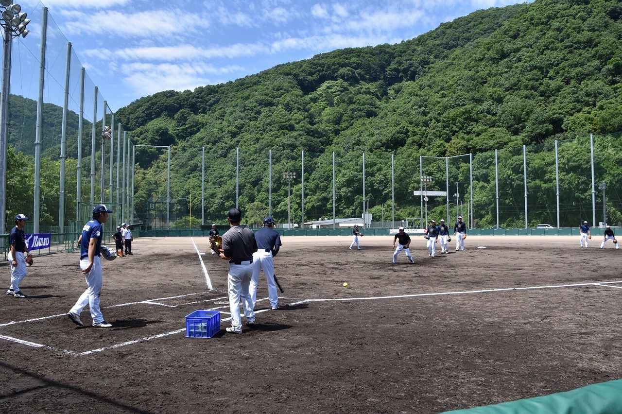 日本代表合宿inライズ球場 えこ便